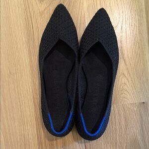 Rothy's Black and Blue Flats